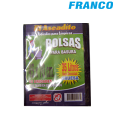 EL ASEADITO BOLSAS P/BASURA 35LT B/D