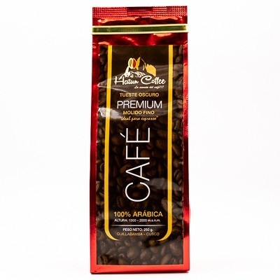 HATUN COFFEE TUESTE CAFE PREMIUM OSCURO X 250GR.