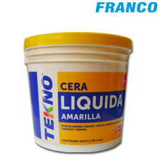TEKNO CERA LIQUIDA AMARILLA X3785LT BALDE