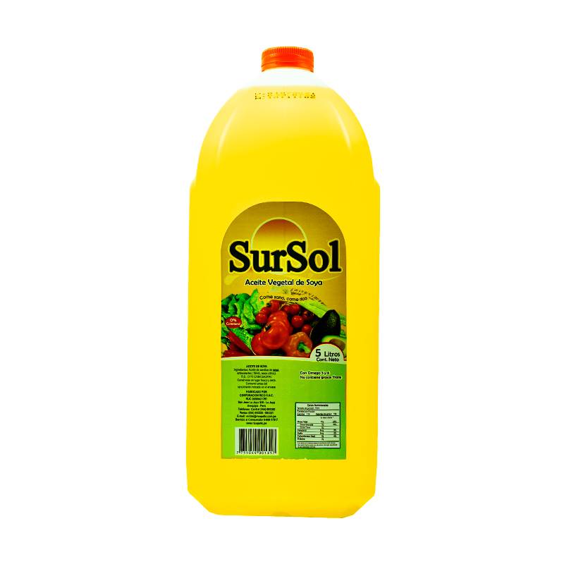 SURSOL ACEITE VEGETAL SOYA X5 LT-2021