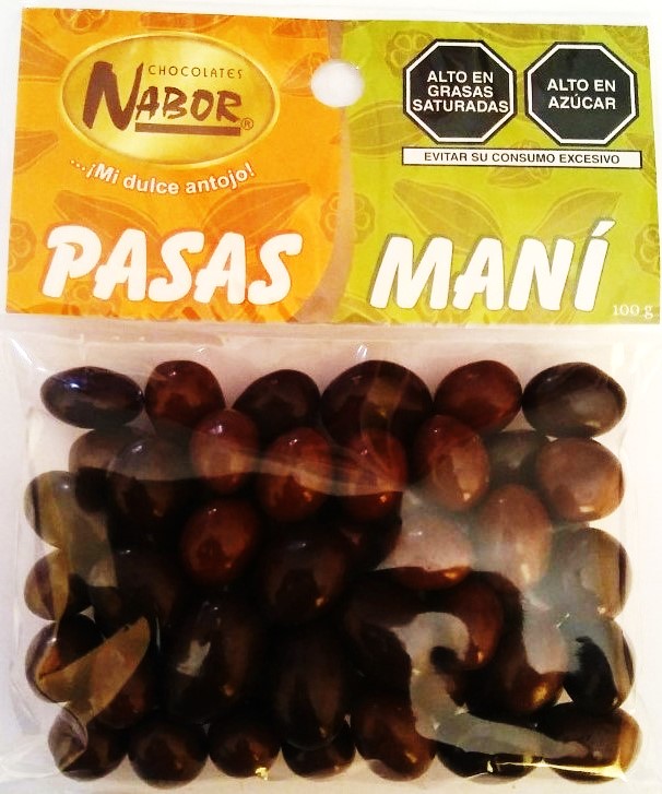 NABOR PASAS- MANI C/CHOCOLATE X 100GR